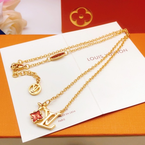 Wholesale Louis Vuitton Necklaces For Women #1253670 $29.00 USD, Wholesale Quality Replica Louis Vuitton Necklaces