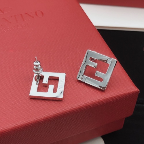 Replica Fendi Earrings For Women #1253675 $25.00 USD for Wholesale