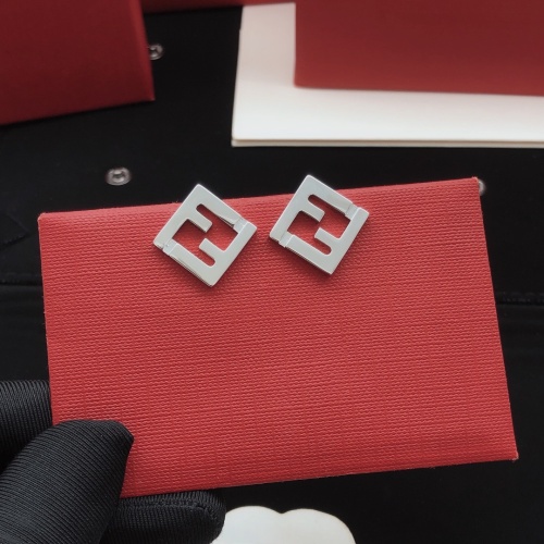 Replica Fendi Earrings For Women #1253675 $25.00 USD for Wholesale