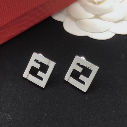 Replica Fendi Earrings For Women #1253675 $25.00 USD for Wholesale