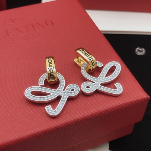 Replica LOEWE Earrings For Women #1253680 $32.00 USD for Wholesale