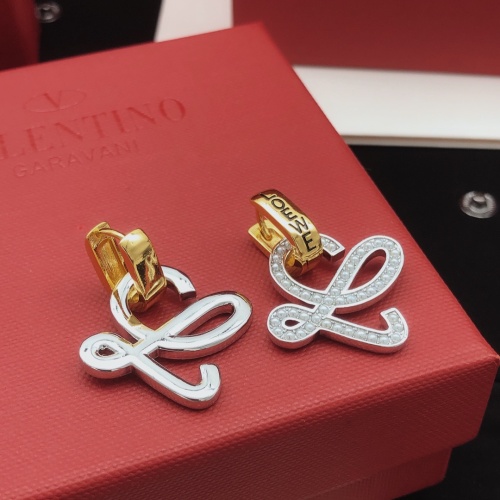 Replica LOEWE Earrings For Women #1253680 $32.00 USD for Wholesale