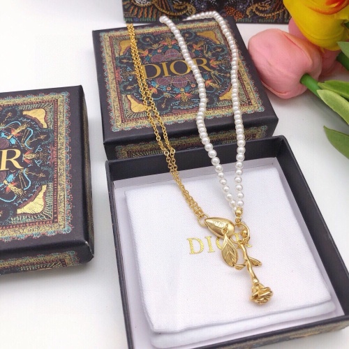 Wholesale Christian Dior Necklaces For Women #1253722 $32.00 USD, Wholesale Quality Replica Christian Dior Necklaces