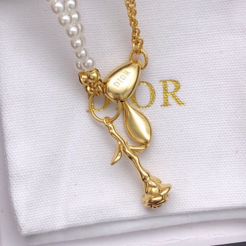 Replica Christian Dior Necklaces For Women #1253722 $32.00 USD for Wholesale