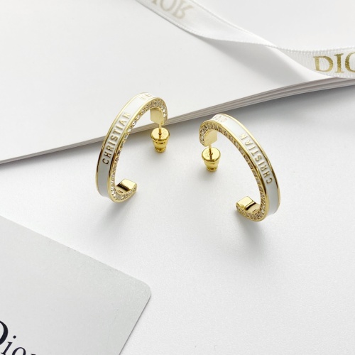 Replica Christian Dior Earrings For Women #1253761 $38.00 USD for Wholesale