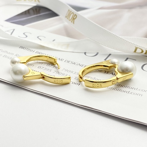 Replica Christian Dior Earrings For Women #1253764 $29.00 USD for Wholesale