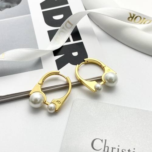 Replica Christian Dior Earrings For Women #1253764 $29.00 USD for Wholesale