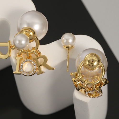 Replica Christian Dior Earrings For Women #1253796 $27.00 USD for Wholesale