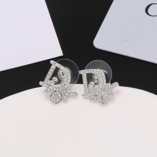 Replica Christian Dior Earrings For Women #1253797 $25.00 USD for Wholesale