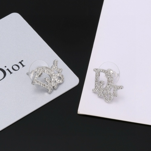 Replica Christian Dior Earrings For Women #1253797 $25.00 USD for Wholesale