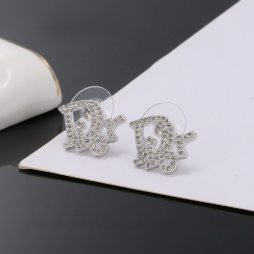 Replica Christian Dior Earrings For Women #1253797 $25.00 USD for Wholesale