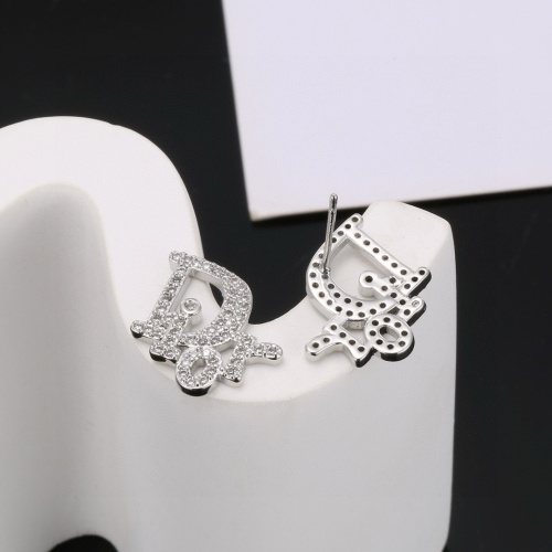 Replica Christian Dior Earrings For Women #1253797 $25.00 USD for Wholesale