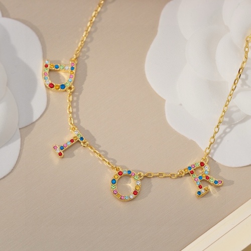 Replica Christian Dior Necklaces For Women #1253817 $29.00 USD for Wholesale