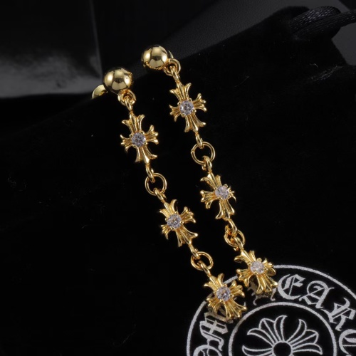 Replica Chrome Hearts Earrings For Women #1253826 $32.00 USD for Wholesale