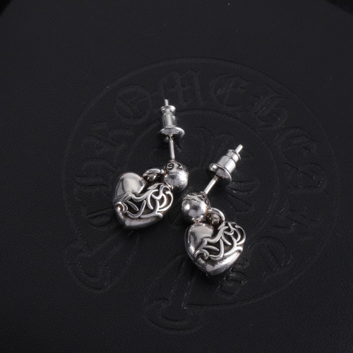 Wholesale Chrome Hearts Earrings #1253945 $32.00 USD, Wholesale Quality Replica Chrome Hearts Earrings