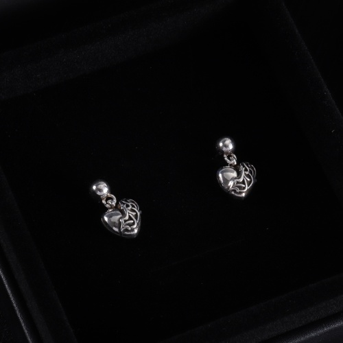 Replica Chrome Hearts Earrings #1253945 $32.00 USD for Wholesale