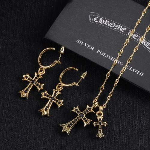 Wholesale Chrome Hearts Jewelry Set #1253962 $64.00 USD, Wholesale Quality Replica Chrome Hearts Jewelry Set