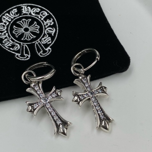 Wholesale Chrome Hearts Earrings #1253994 $32.00 USD, Wholesale Quality Replica Chrome Hearts Earrings