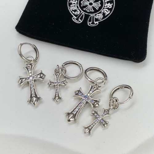 Replica Chrome Hearts Earrings #1253994 $32.00 USD for Wholesale