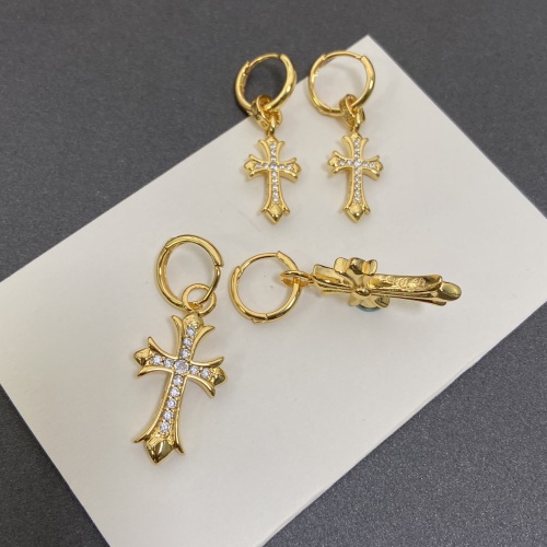 Replica Chrome Hearts Earrings For Women #1253996 $32.00 USD for Wholesale