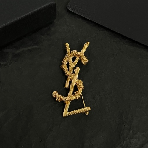 Wholesale Yves Saint Laurent Brooches For Women #1254026 $38.00 USD, Wholesale Quality Replica Yves Saint Laurent Brooches