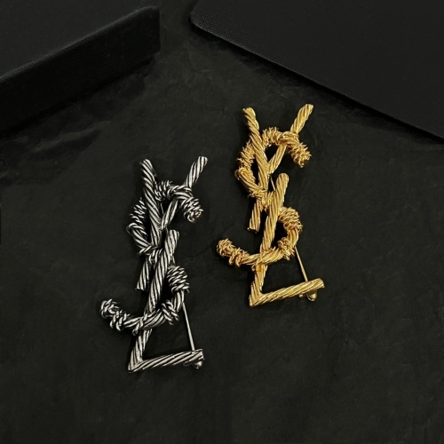 Replica Yves Saint Laurent Brooches For Women #1254026 $38.00 USD for Wholesale