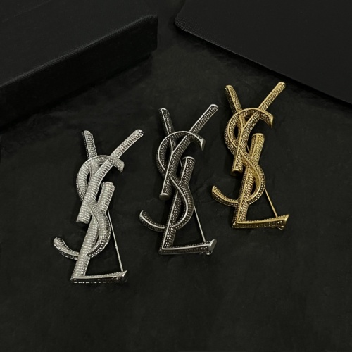 Replica Yves Saint Laurent Brooches For Women #1254030 $38.00 USD for Wholesale