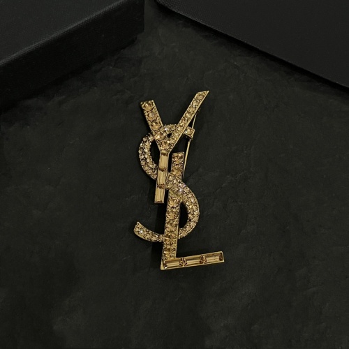 Wholesale Yves Saint Laurent Brooches For Women #1254033 $42.00 USD, Wholesale Quality Replica Yves Saint Laurent Brooches