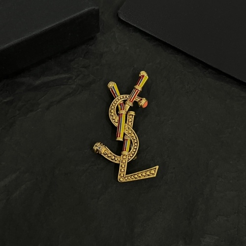 Wholesale Yves Saint Laurent Brooches For Women #1254036 $38.00 USD, Wholesale Quality Replica Yves Saint Laurent Brooches