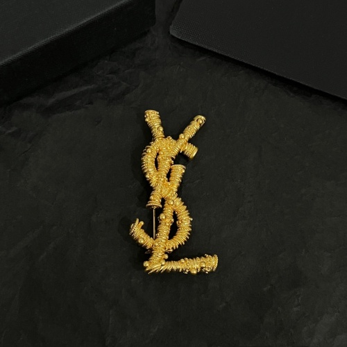 Wholesale Yves Saint Laurent Brooches For Women #1254037 $38.00 USD, Wholesale Quality Replica Yves Saint Laurent Brooches