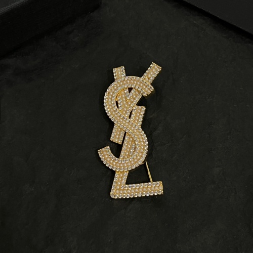 Wholesale Yves Saint Laurent Brooches For Women #1254042 $42.00 USD, Wholesale Quality Replica Yves Saint Laurent Brooches