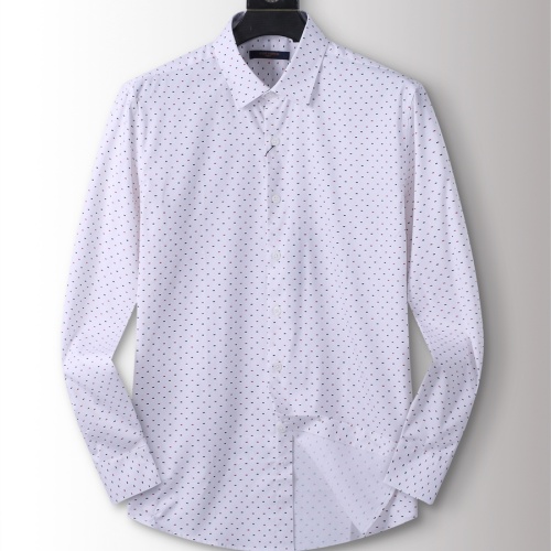 Wholesale Louis Vuitton LV Shirts Long Sleeved For Men #1254050 $40.00 USD, Wholesale Quality Replica Louis Vuitton LV Shirts