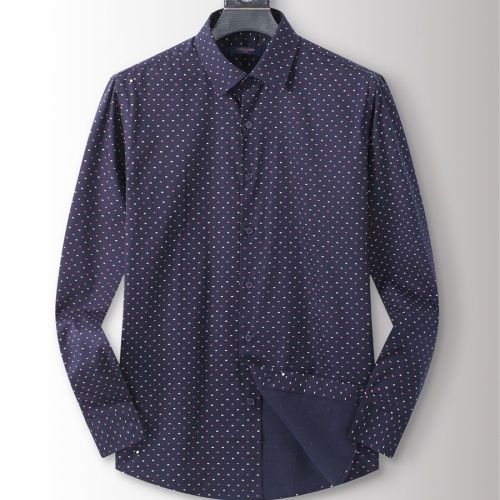 Wholesale Louis Vuitton LV Shirts Long Sleeved For Men #1254052 $40.00 USD, Wholesale Quality Replica Louis Vuitton LV Shirts