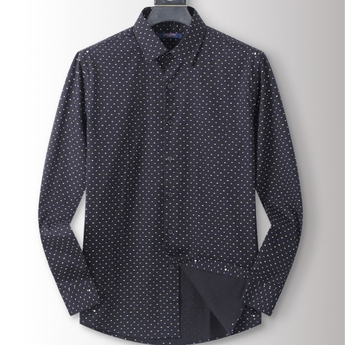 Wholesale Louis Vuitton LV Shirts Long Sleeved For Men #1254053 $40.00 USD, Wholesale Quality Replica Louis Vuitton LV Shirts