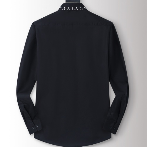 Replica Valentino Shirts Long Sleeved For Men #1254058 $48.00 USD for Wholesale