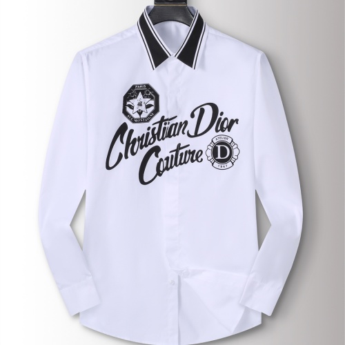 Wholesale Christian Dior Shirts Long Sleeved For Men #1254064 $48.00 USD, Wholesale Quality Replica Christian Dior Shirts