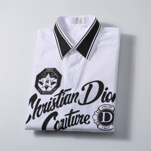 Replica Christian Dior Shirts Long Sleeved For Men #1254064 $48.00 USD for Wholesale