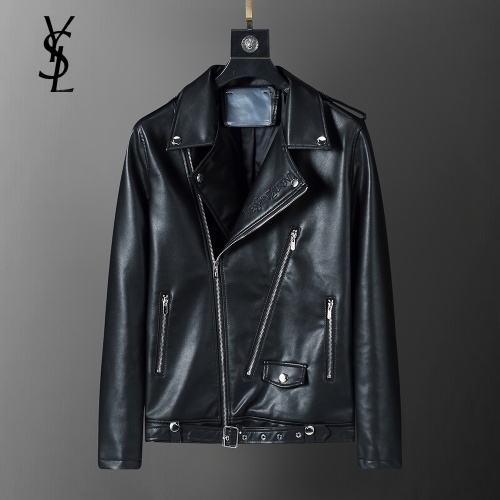 Wholesale Yves Saint Laurent YSL Jackets Long Sleeved For Men #1254076 $92.00 USD, Wholesale Quality Replica Yves Saint Laurent YSL Jackets