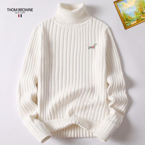 Wholesale Thom Browne TB Sweaters Long Sleeved For Men #1254110 $40.00 USD, Wholesale Quality Replica Thom Browne TB Sweaters