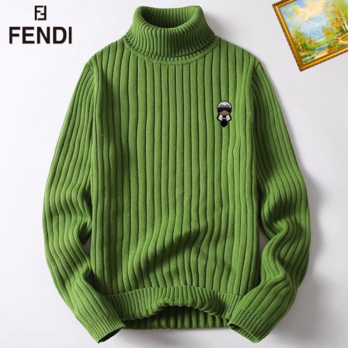 Wholesale Fendi Sweaters Long Sleeved For Men #1254147 $40.00 USD, Wholesale Quality Replica Fendi Sweaters