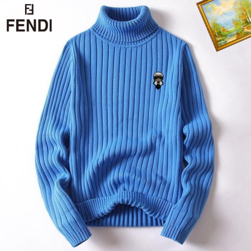 Wholesale Fendi Sweaters Long Sleeved For Men #1254148 $40.00 USD, Wholesale Quality Replica Fendi Sweaters