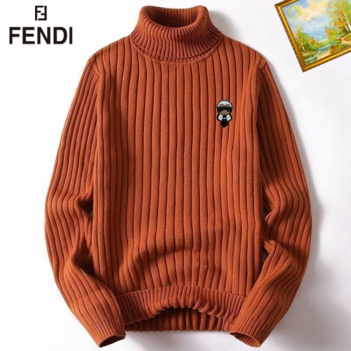 Wholesale Fendi Sweaters Long Sleeved For Men #1254149 $40.00 USD, Wholesale Quality Replica Fendi Sweaters