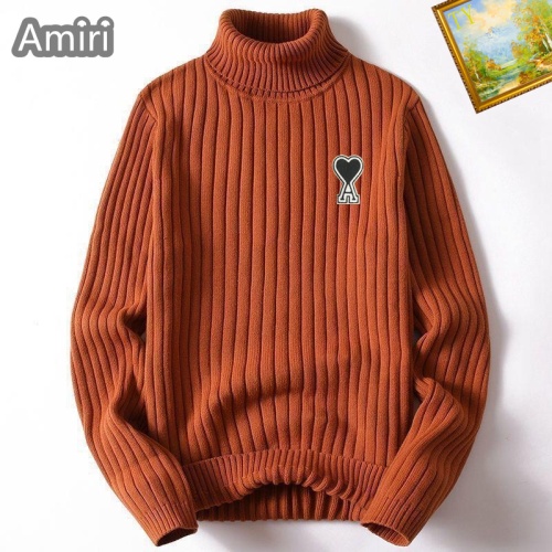 Wholesale Amiri Sweaters Long Sleeved For Men #1254153 $40.00 USD, Wholesale Quality Replica Amiri Sweaters