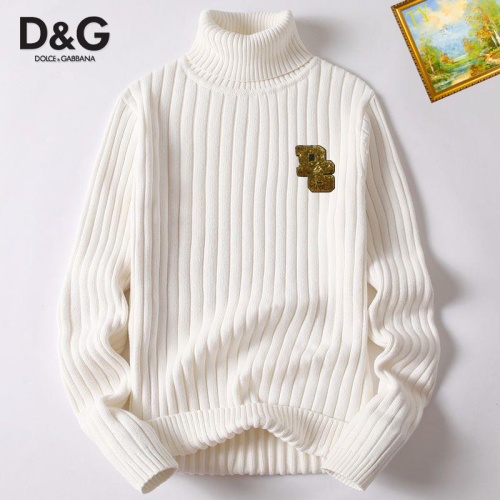 Wholesale Dolce &amp; Gabbana D&amp;G Sweaters Long Sleeved For Men #1254159 $40.00 USD, Wholesale Quality Replica Dolce &amp; Gabbana D&amp;G Sweaters