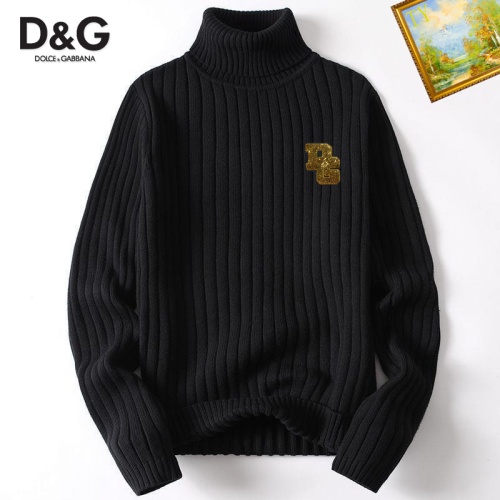 Wholesale Dolce &amp; Gabbana D&amp;G Sweaters Long Sleeved For Men #1254162 $40.00 USD, Wholesale Quality Replica Dolce &amp; Gabbana D&amp;G Sweaters