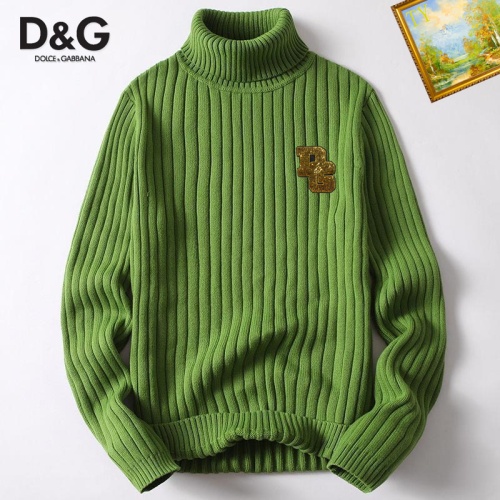 Wholesale Dolce &amp; Gabbana D&amp;G Sweaters Long Sleeved For Men #1254164 $40.00 USD, Wholesale Quality Replica Dolce &amp; Gabbana D&amp;G Sweaters