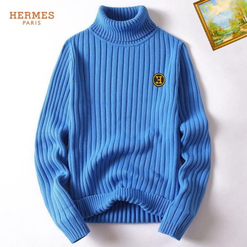 Wholesale Hermes Sweaters Long Sleeved For Men #1254170 $40.00 USD, Wholesale Quality Replica Hermes Sweaters