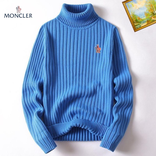 Wholesale Moncler Sweaters Long Sleeved For Men #1254180 $40.00 USD, Wholesale Quality Replica Moncler Sweaters