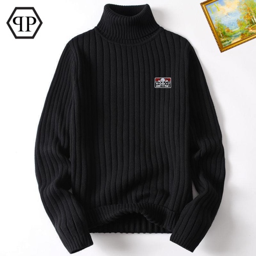 Wholesale Philipp Plein PP Sweaters Long Sleeved For Men #1254228 $40.00 USD, Wholesale Quality Replica Philipp Plein PP Sweaters