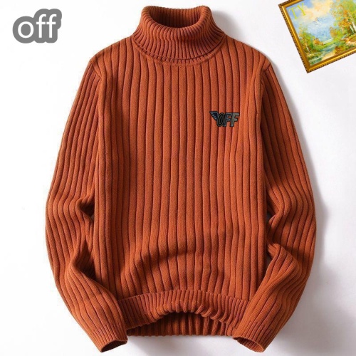 Wholesale Off-White Sweaters Long Sleeved For Men #1254236 $40.00 USD, Wholesale Quality Replica Off-White Sweaters